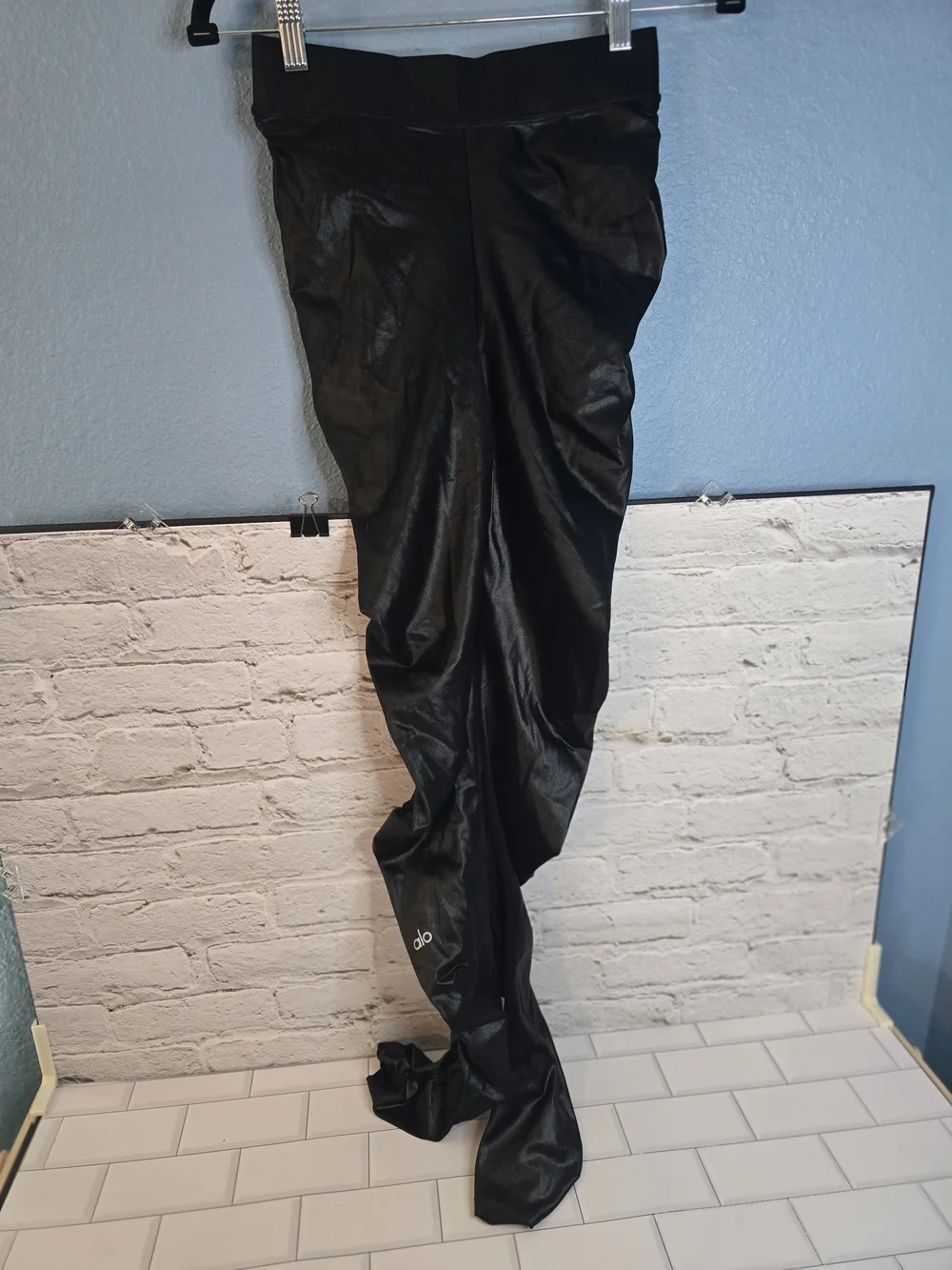 ALO Yoga Goddess Black High-Waist Leggings Sz S